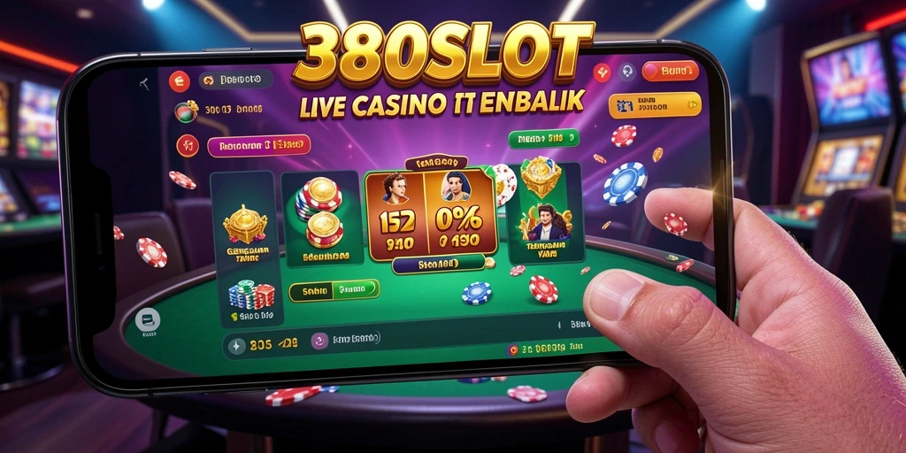 Screenshot gameplay Live Casino yang mendebarkan dari 380SLOT.