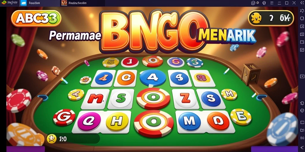 Gambaran gameplay seru dari permainan Bingo ABC33.
