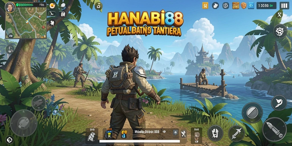 Tangkapan layar gameplay HANABI88 dengan eksplorasi dunia terbuka yang menakjubkan.