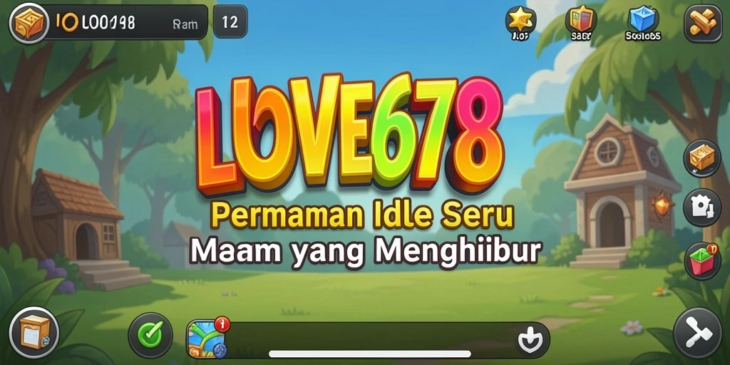 Screenshot utama LOVE678 yang menunjukkan gameplay Idle yang seru.