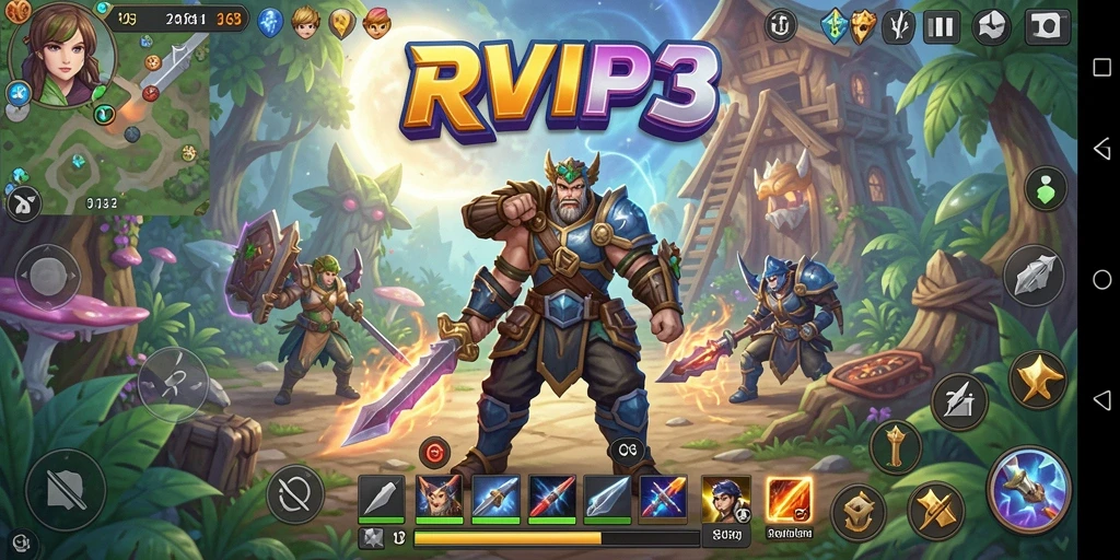 Tampilan gameplay seru dan menakjubkan dari RVIP3.