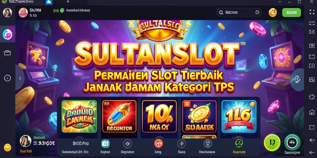 Tampilan gameplay menarik dari SULTANSLOT yang penuh tantangan.