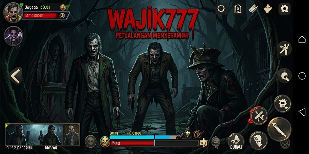 Tampilan gameplay menegangkan di WAJIK777 yang penuh kengerian.